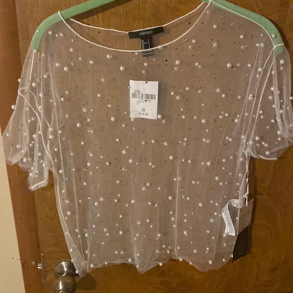 New forever 21 mesh top